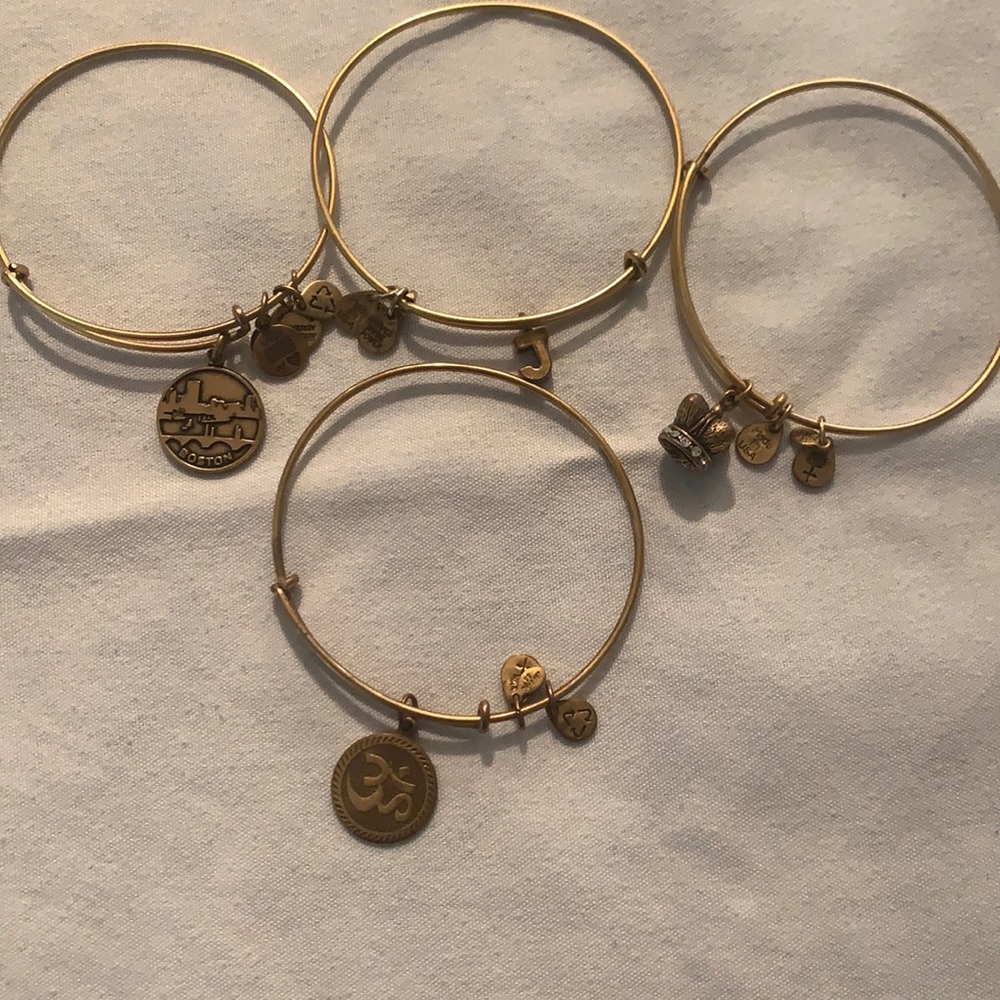 Alex & Ani gold bundle